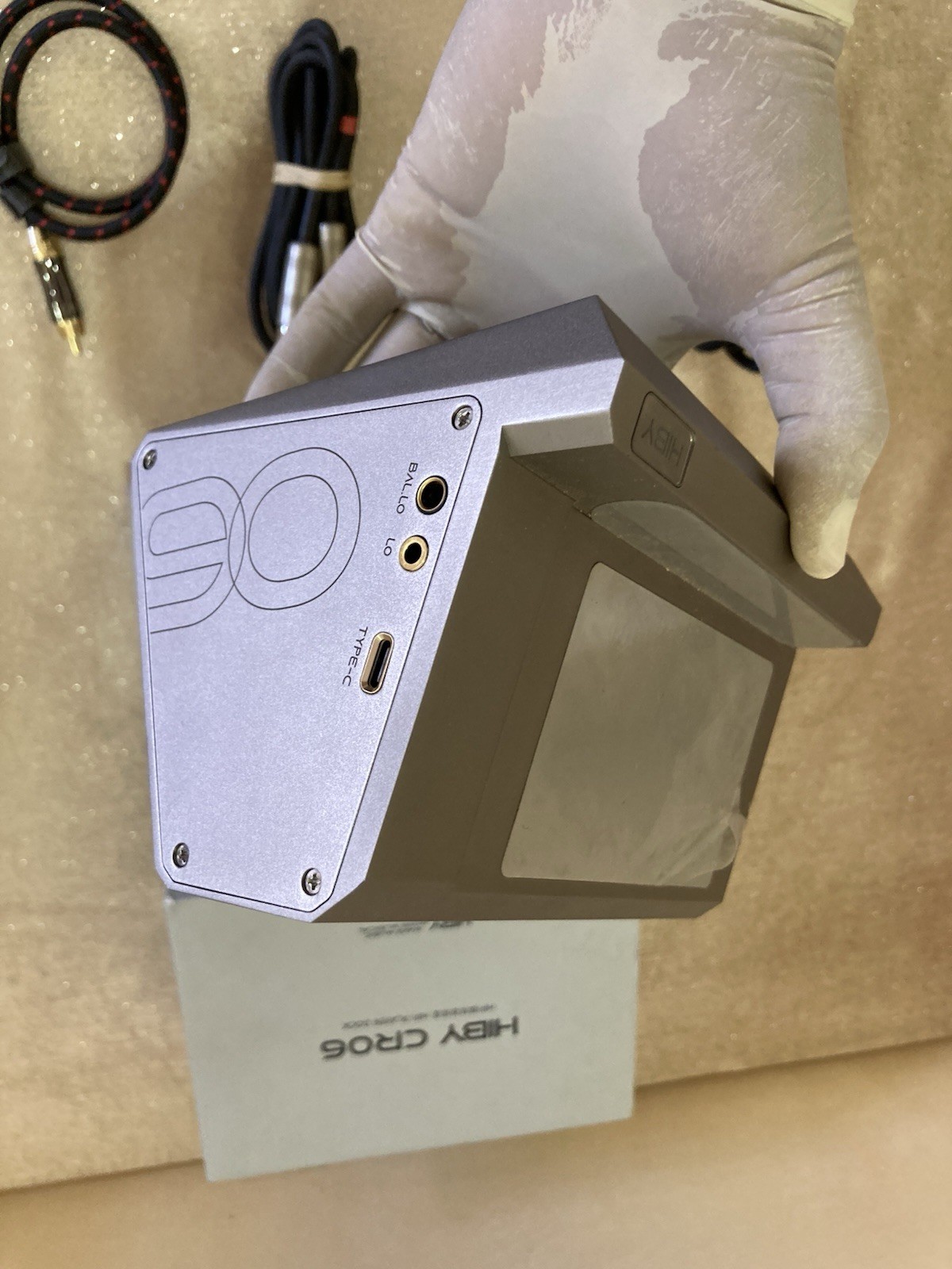 HiBy CR06 Audio Dock - Silver - Excellent Condition!