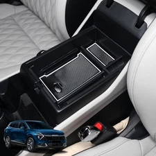 For Kia Sportage V NQ5 Armrest Storage Box Organizer Holder Center Console