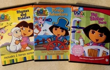 Nick Jr. Dora the Explorer DVD lot of 3