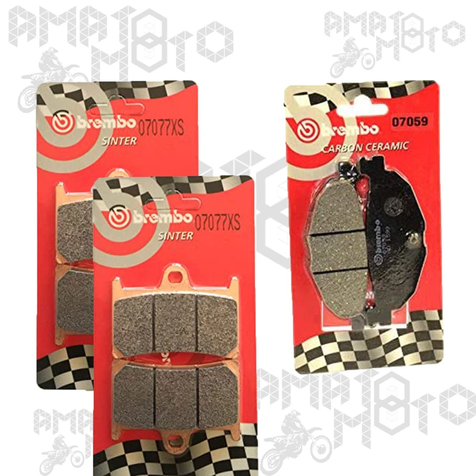 Plaquettes de Frein Kit Brembo Yamaha Tmax 500 2008 2009 2010 Avant Arrière - Photo 1/1