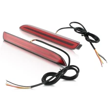 For Toyota Sienna Base LE XLE Rear Bumper Light LED Brake Driving Flowing Signal