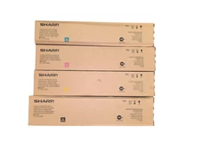 Sharp MX-62NT Toner Set Black Cyan Magenta Yellow MX6420N 6580 7040 7500 - New