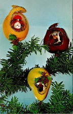 Vintage National Handcraft Institute Christmas Magic Windows Postcard