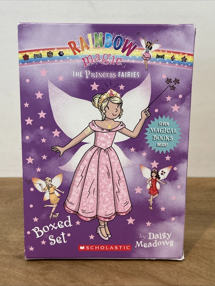 The Princess Fairies 1-7 Set 1 2 3 4 5 6 7 Rainbow Magic lot Daisy Meadows - Image 3 of 4