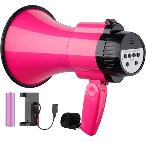 30 Watt Power Portable Megaphone Bullhorn Speaker Voice, Siren/Alarm and 240S - Picture 4 of 7