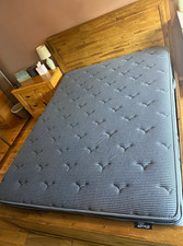 Royal Arthur Double Pocket Spring Mattress, Medium Firm, Grey Breathable Fabric