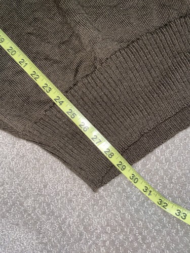 New USGI US Military GI Army 5 Button 100% Wool Sweater OD Brown Size X-Large XL - Picture 5 of 6