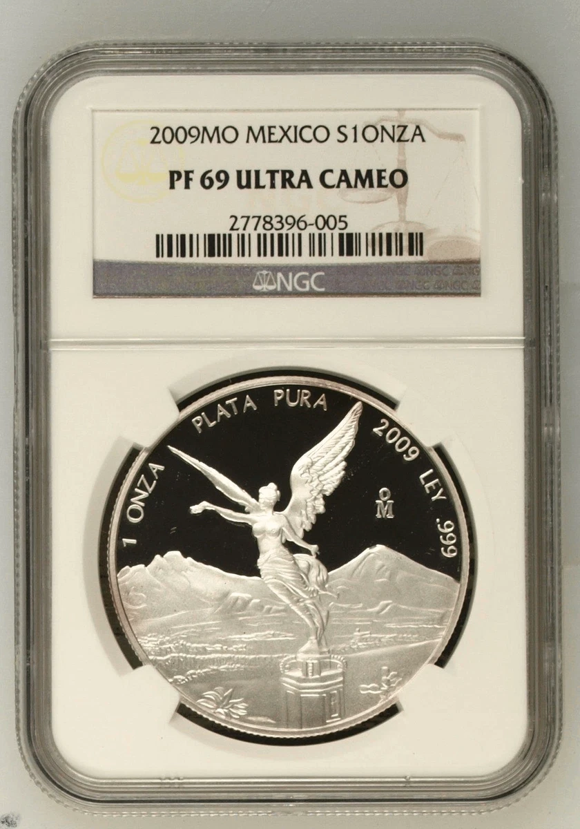 Mexican Libertad Silver Bullion Coins NGC 1 oz Precious Metal
