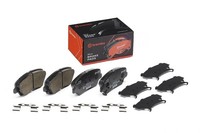 Bremsbelagsatz Scheibenbremse Xtra Line Brembo P 30 073X FüR GD KIA Hyundai JD 5