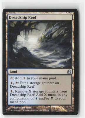 Dreadship Reef 271 Uncommon Commander Magic: The Gathering Near Mint