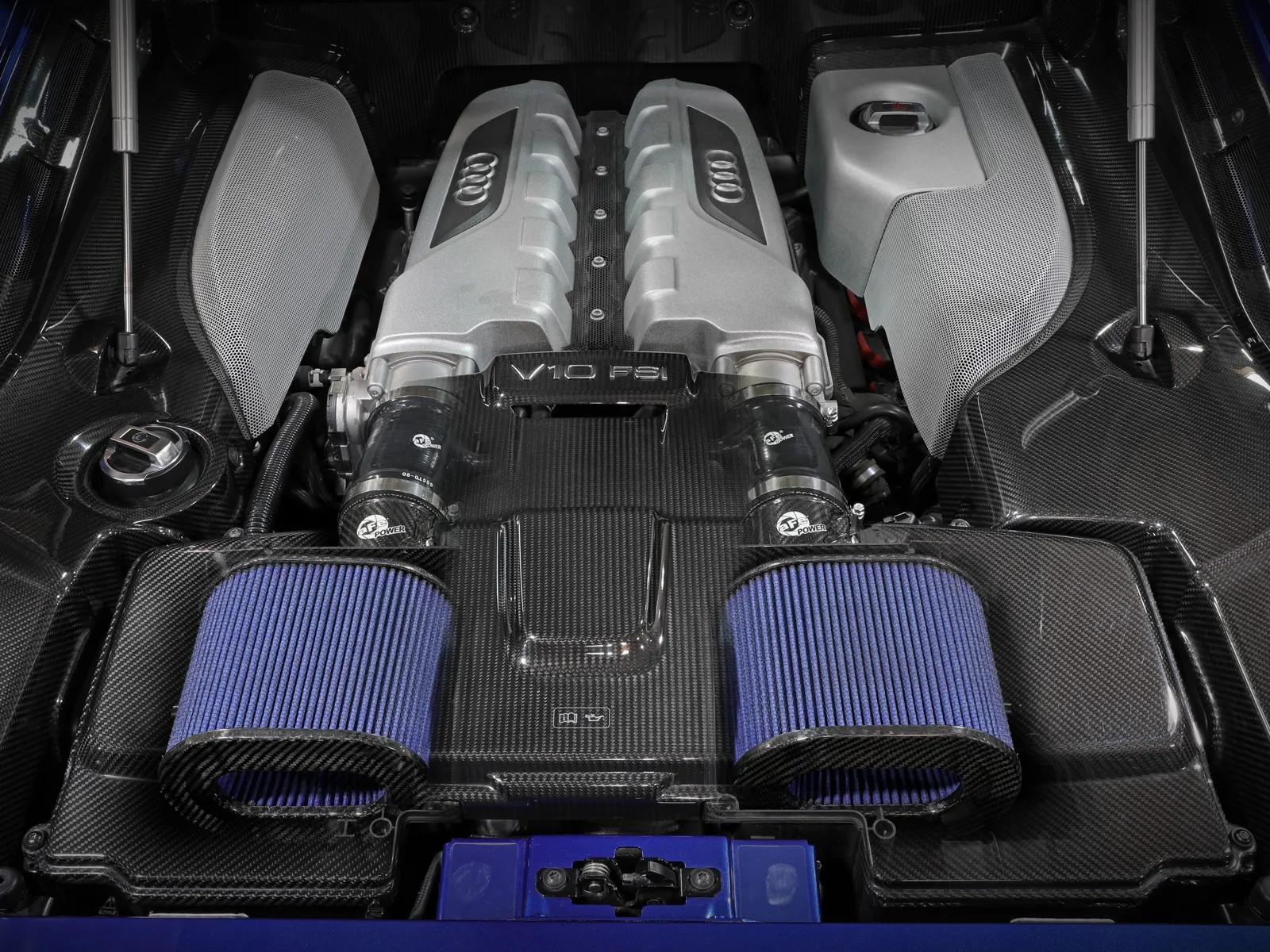 aFe Power Carbon Air Intake w/Pro 5R Filter For 2015-21 Lamborghini Huracan V10