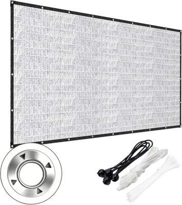 Aluminet Shade Cloth, 10X20Ft 85% Heat Reflective Tarp for Blocking Sun with Rei
