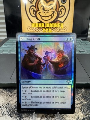 Shifting Grift Foil Outlaws of Thunder Junction Near Mint MTG US Seller