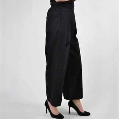 Snapdragon & Twig Cotton Portia Pant Sz S Black Boho Artsy Crop