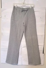 Circo Womens Navy Drawstring Waist Activewear Sweatpants XL(14-16) Gray. Pocket.