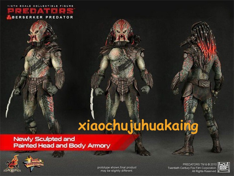 Hot Toys MMS130 1/6 Berserk Predator - Lion Face Predator Figure