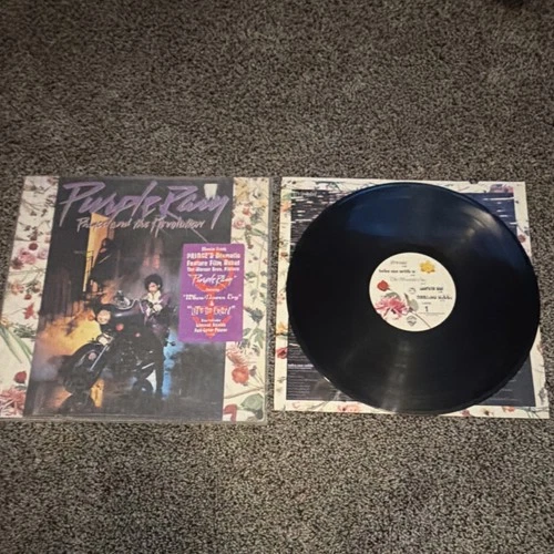 Prince and The Revolution Purple Rain LP Vinyl Record 12" Black Rock