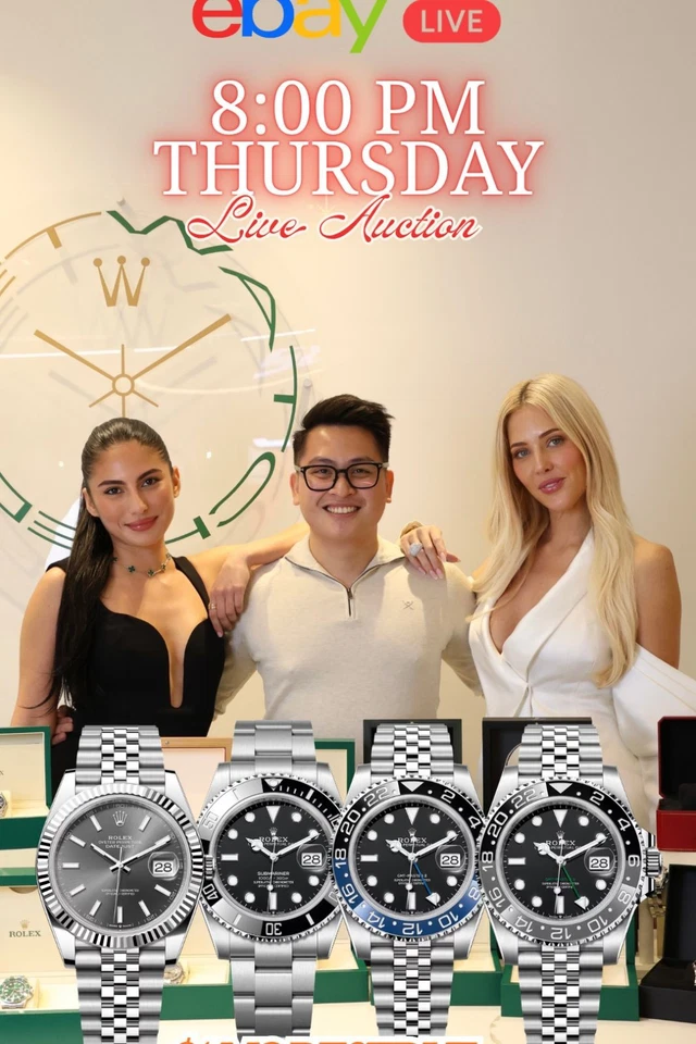 GET WATCHED WEEKLY LIVE! WATCHES NO RESERVE! ROLEXES & PENNY DROP DEALS 🚨