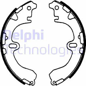 Brake shoes LS1601 DELPHI for TOYOTA COROLLA COROLLA Liftback COROLLA Compact