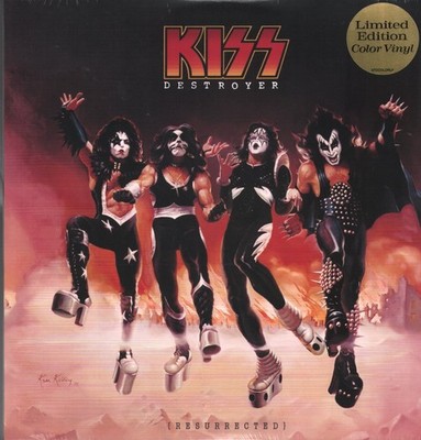 Kiss Destroyer LP vinyl Europe Ume 2025 Limited edition orange vinyl reissue
