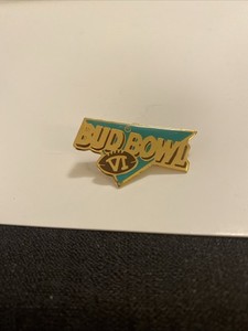 Bud Bowl VI Budweiser Lapel/Hat Pin Made In China