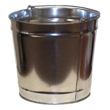 JUSTRITE 26802 Cigarette Receptacle,4 gal.,Silver 14N878
