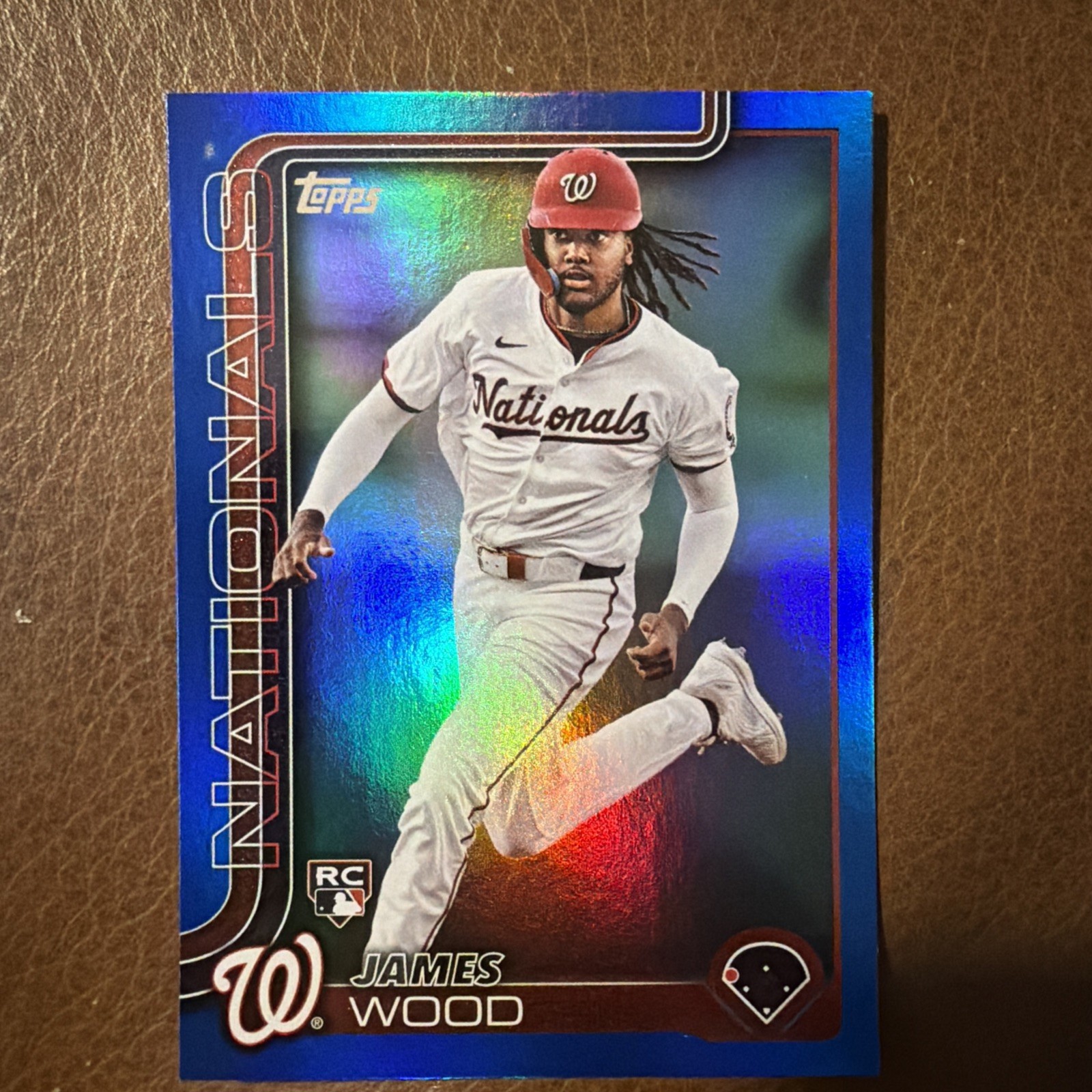 2025 Topps Series 1 - James Wood #181 Blue Foil /150 (RC)