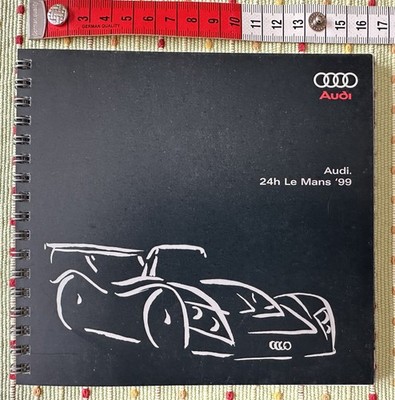 Pressemappe Audi 24h Le Mans 1999 TOP Zustand, wie Neu Audi R8