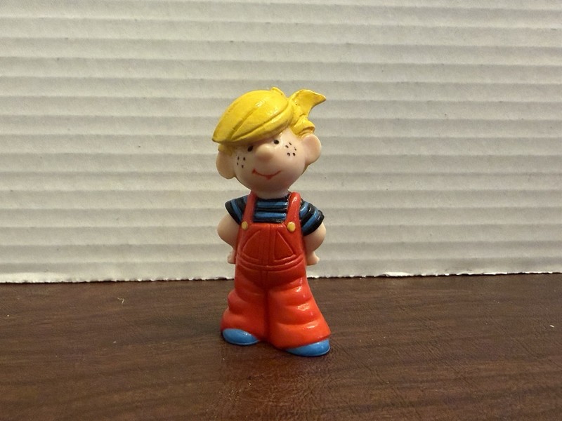 Vintage HKE 1987 Dennis The Menace Figurine Collectible Toy PVC RARE Dairy Queen