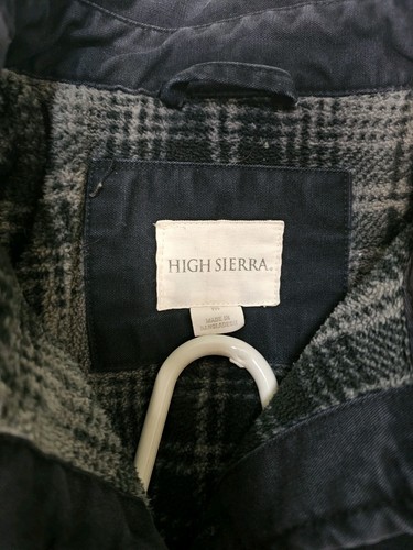 High Sierra Mens Fleece Lined Shacket Medium Sherpa Workwear Button Up - Picture 7 of 13