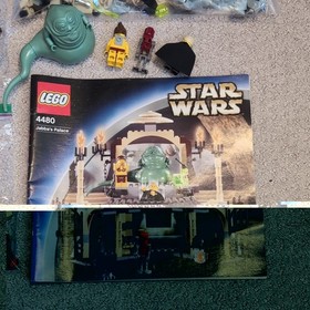 Lego Star Wars Jabba's Palace 3x SETS: 4475, 4476, 4480 Used Yellow Luke & Leia