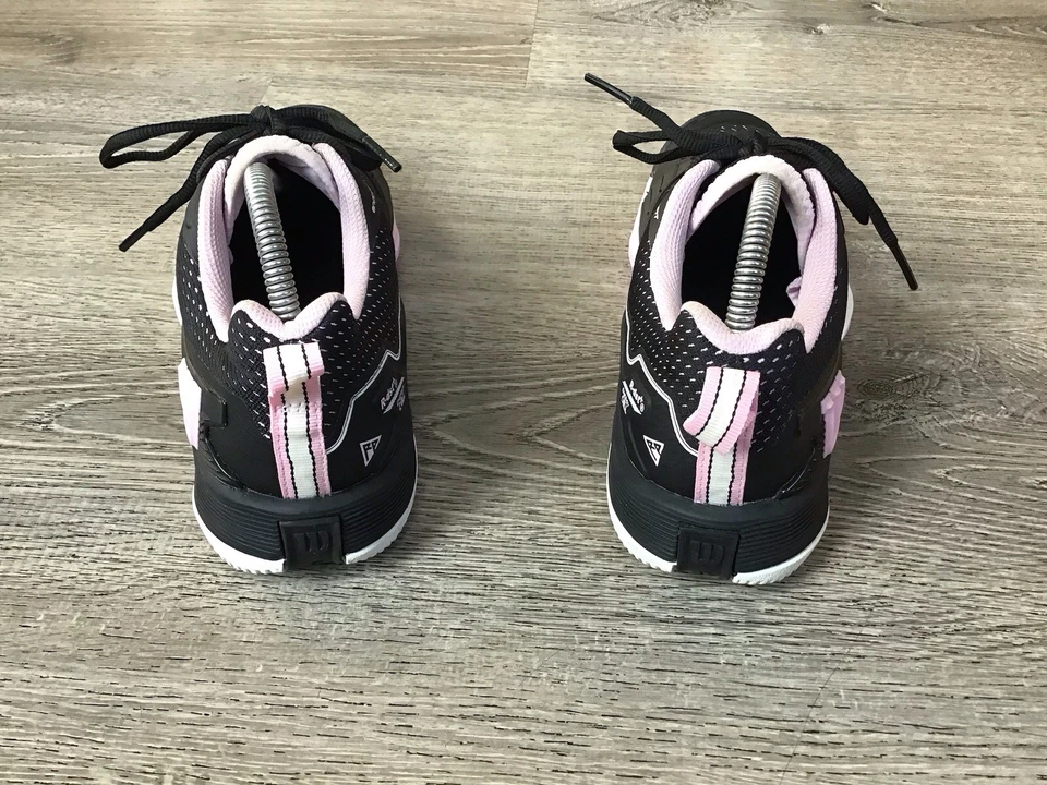 Wilson Womens Size 8.5 Kaos Swift Tennis Shoes Black / Pink Hard Court Sneakers - Image 3 of 4