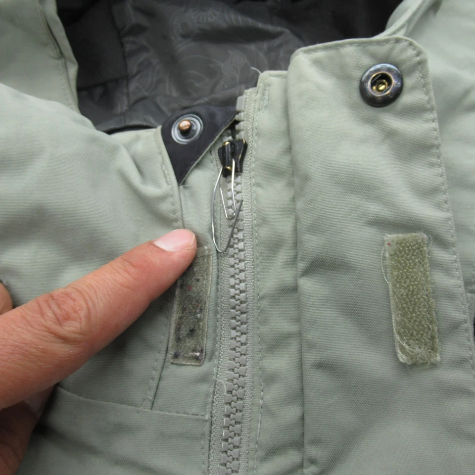 Chaqueta de esquí Bonfire Snowboarding Company para mujer verde medio impermeable con capucha Foto 2 de 4