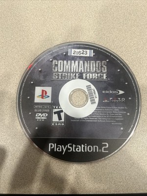 Commandos: Strike Force (PS2, 2006) disc only good condition