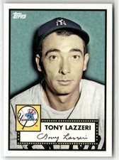 2010 TOPPS 27 WORLD SERIES CHAMPIONSHIPS #YC5 TONY LAZZERI NEW YORK YANKEES