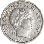 1907-P Barber Dime