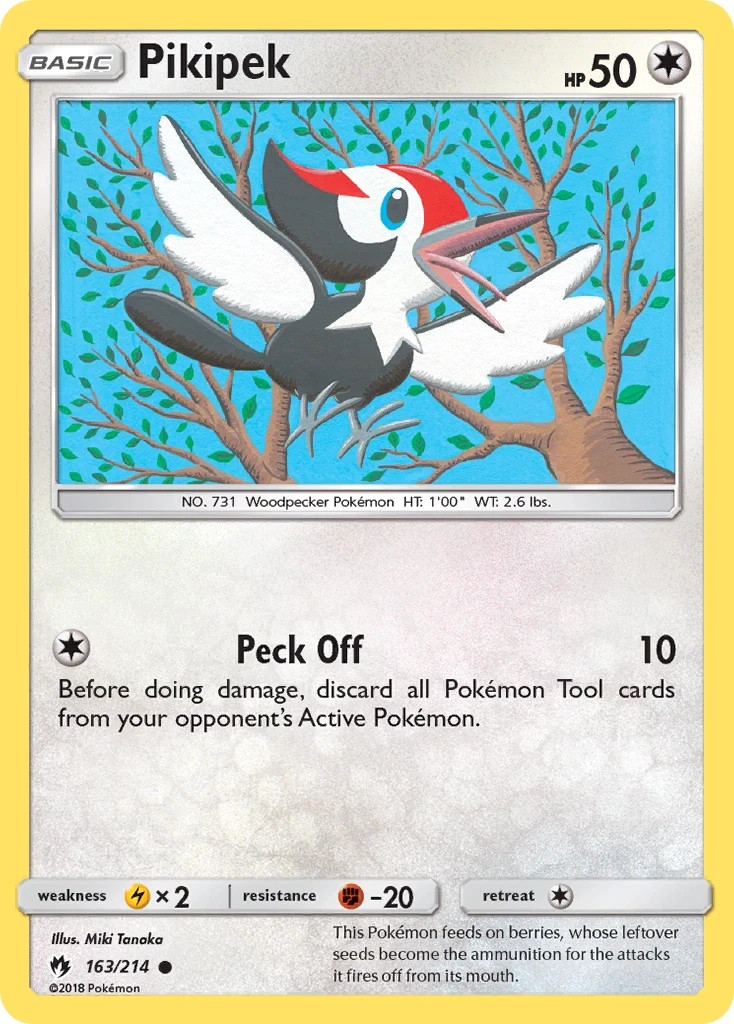 Pokemon PIKIPEK Sun & Moon Lost Thunder 163/214 NM/Mint PACK FRESH
