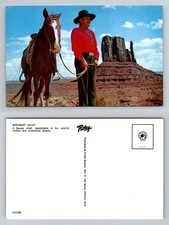 Monument Valley, AZ-Arizona, Navajo Chief Horse Butte Desert Vintage Postcard