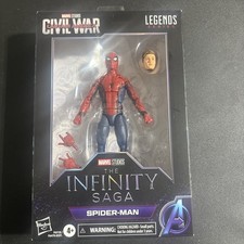 Marvel Legends Infinity Saga Spider-Man Tom Holland Action Figure Civil War 2023