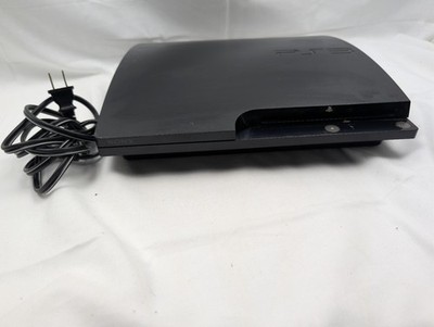 Sony PlayStation 3 PS3 Slim CECH-2001A 120GB Console OEM Power Cord Powers On