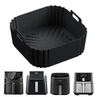 Upgrade Your Air Fryer – 22.5cm Reusable Silicone Non-stick Liner