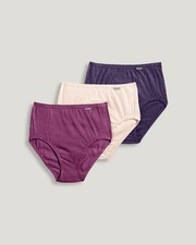 Jockey Elance Cotton Comfort Briefs - 3 Pack, size 6, NEW IN PACKAGE