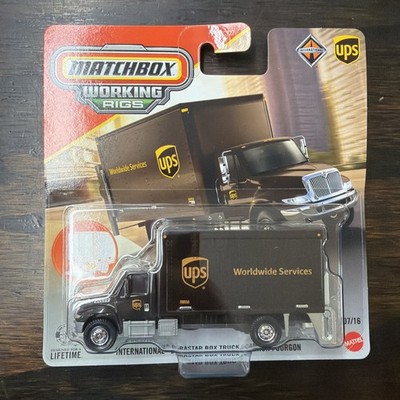 2026 Matchbox Working Rigs UPS Durastar Box Truck NEW FSC