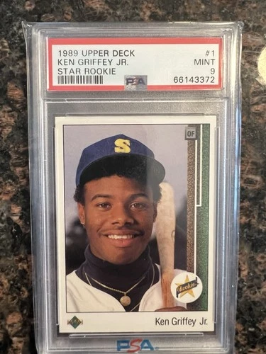 Ken Griffey Jr 1989 Upper Deck RC #1 Star Rookie Graded PSA 9 MINT
