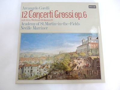 Arcangelo Corelli 12 Concerti Grossi op. 6 mit dem Weihnachtskonzert, Vinyl 12''