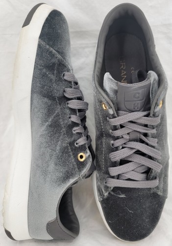 Cole Haan W08154 GrandPro grau Samt Schnürschuhe Sneaker Schuhe Damen US 7B - Bild 6 von 9