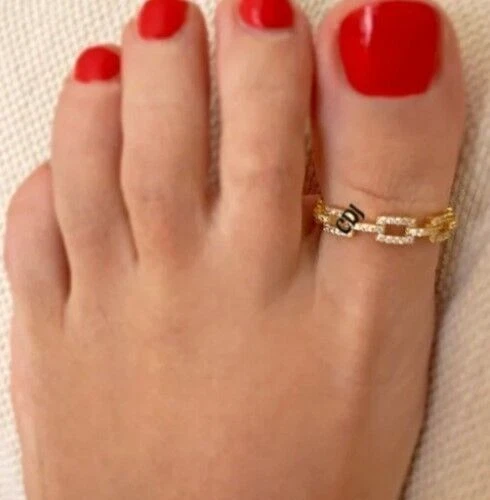 Gold toe store rings ebay