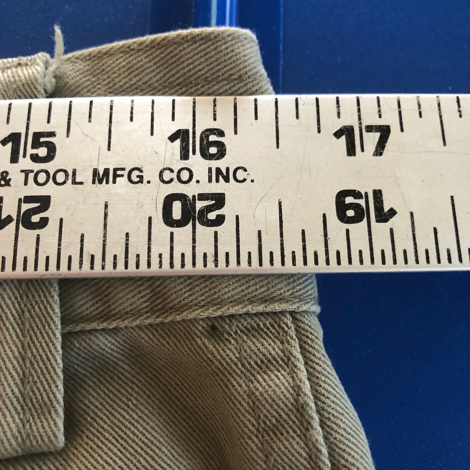 Polo Ralph Lauren Khaki Cargo Pants Mens 33x30 Actual 33 x 29.75 Cotton Preppy thumbnail 8