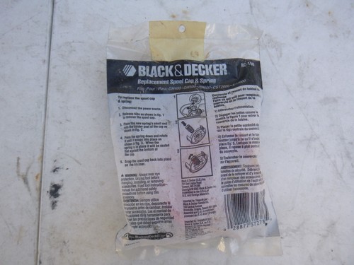 Black & Decker RC-100 Spool Cap & Spring NOS - Picture 3 of 4