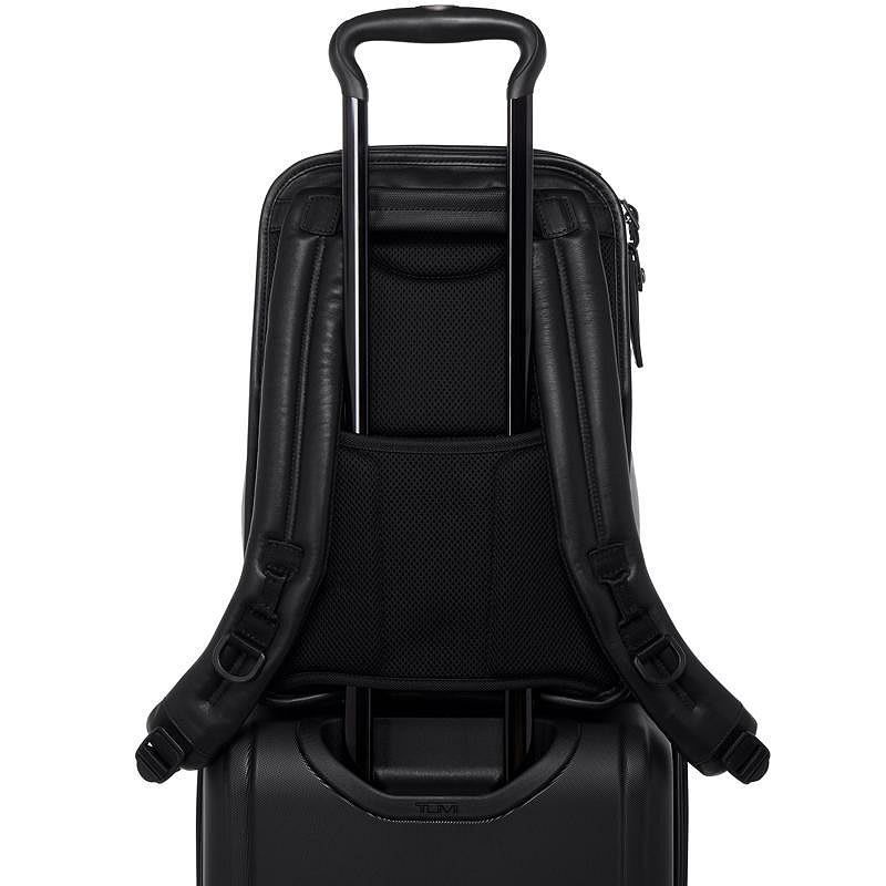 NEW TUMI ALPHA Slim Backpack 9603581 Black Leather Business NEW TUMI ALPHA Slim Backpack 9603581 Black Leather Business